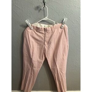 J Crew‎  Pants Mens 34x30 Pink With Suspended Buttons Vintage